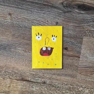 SpongeBob SquarePants Yellow Art Painting